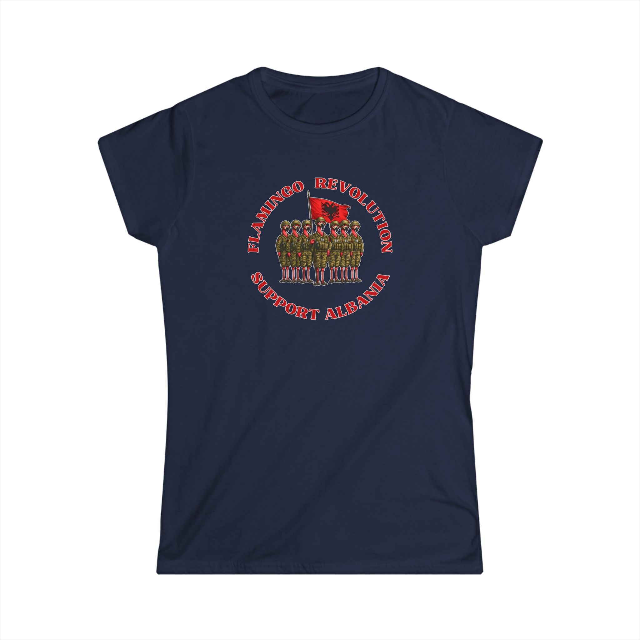 Flamingo Revolution - Suport Albania Women's Tee