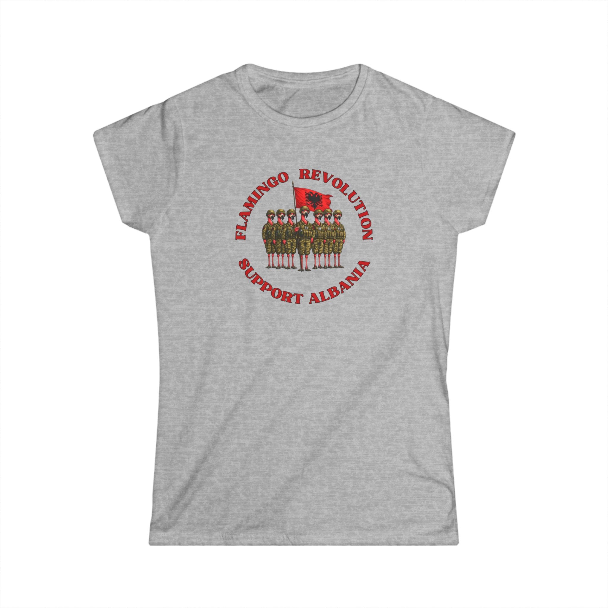 Flamingo Revolution - Suport Albania Women's Tee