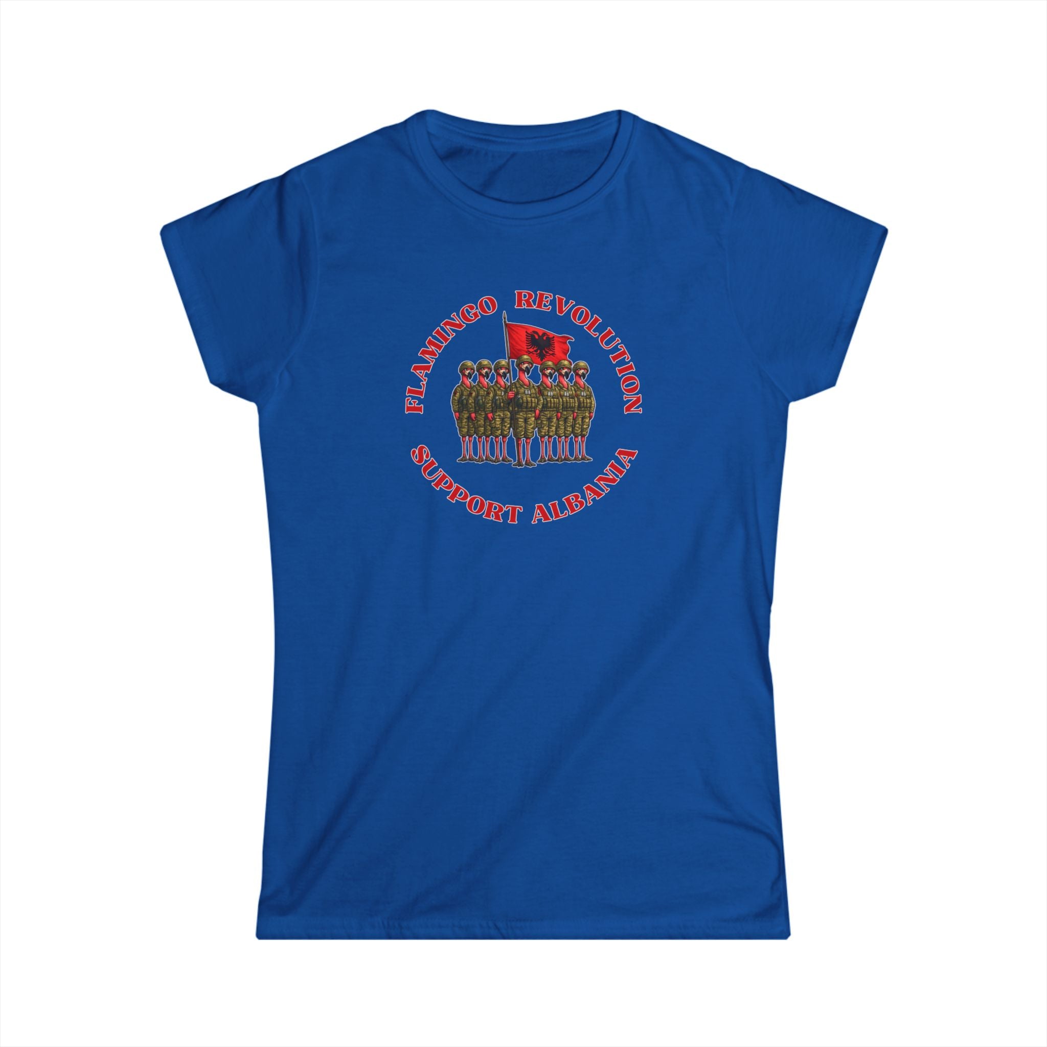 Flamingo Revolution - Suport Albania Women's Tee