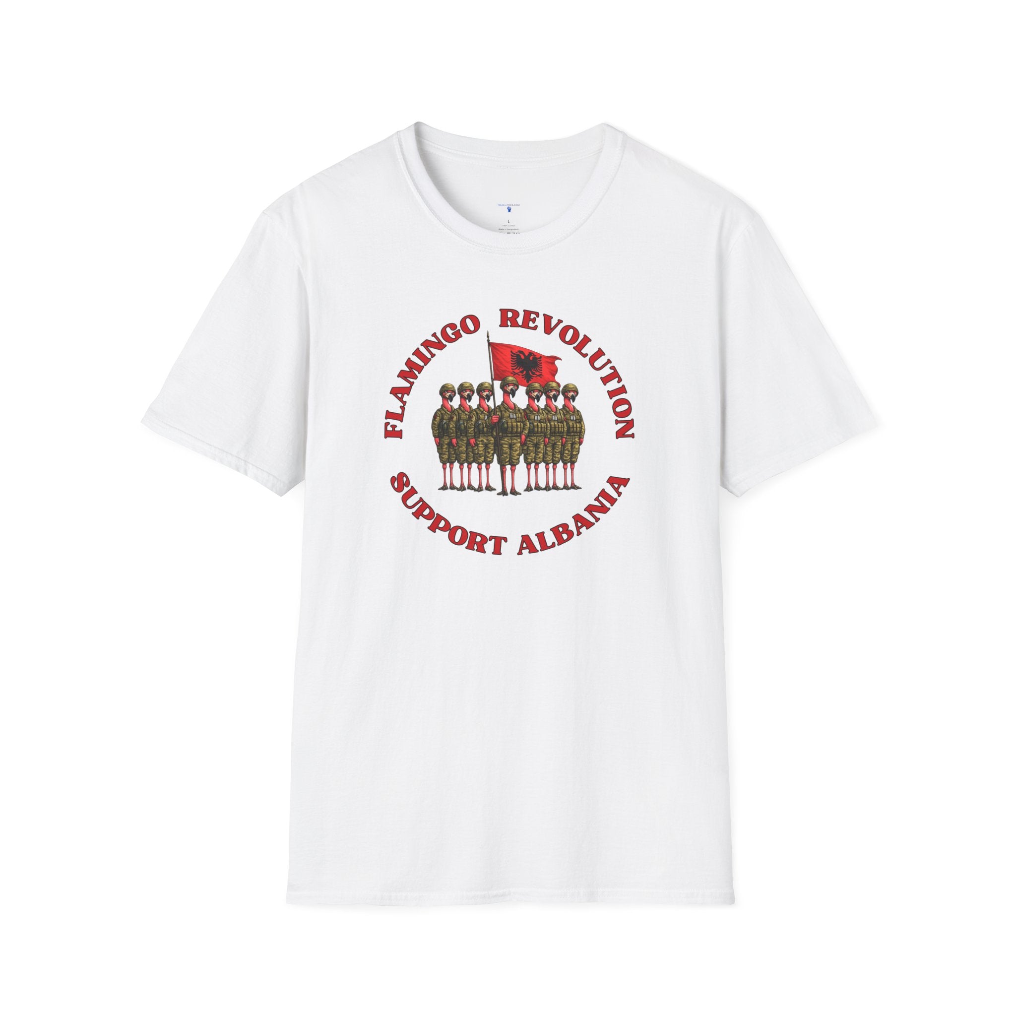 Flamingo Revolution - Support Albania T-Shirt
